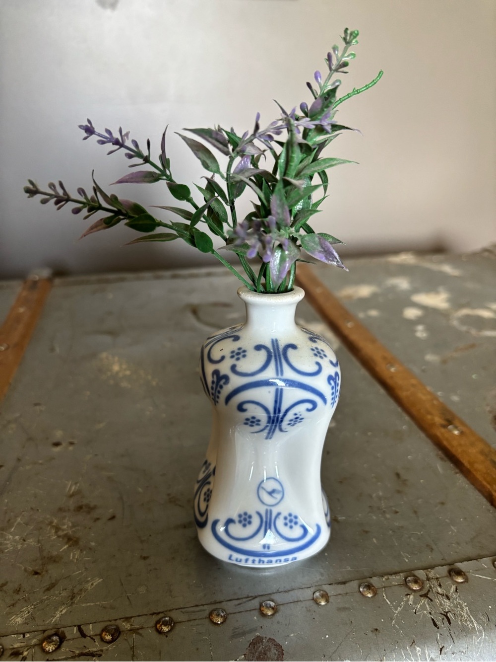 Vintage Blue & White vessel.